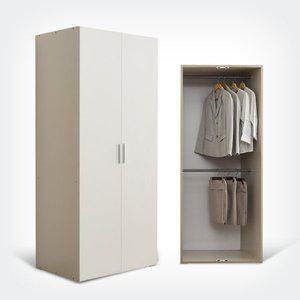 [장인가구] 코지 800 미니 옷장 행거형