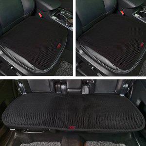 [라임디자인]VAV 블랙포마드 4D 메쉬 여름 사각통풍방석 3P 자동차시트커버 여름시트 통풍시트 쿨시트 ...