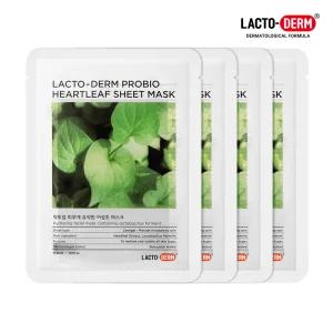 [4매]락토덤 어성초 진정 겔마스크 30ml