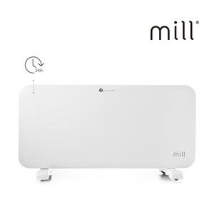 밀 북유럽 전기 히터 컨벡터 온풍기 MILL1500PT ON/OFF 타이머 기능