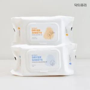 닥터퓨리 건조기용 섬유유연제 시트 80매 + 80매 (파우더향, 프리지아향)