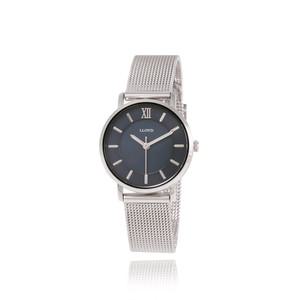 로이드 엘메이트 커플 여성 쏠라 메쉬 실버 시계 LL2E21C00MSL