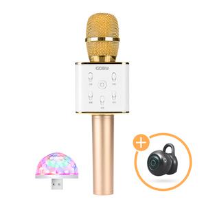 [코시] 블루투스 마이크 스피커&USB 미러볼 Q9 SP3236MKBT