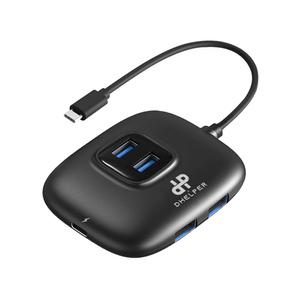 C타입 USB3.0허브 4포트 PD고속충전 확장 멀티 분배기 노트북 PC