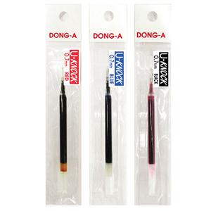 동아 유노크 리필심 1타(12개) 볼펜심 U-노크 리필