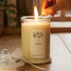 핸드메이드 포레스트 아로마 소이 캔들 750g (대용량 빅사이즈 캔들)