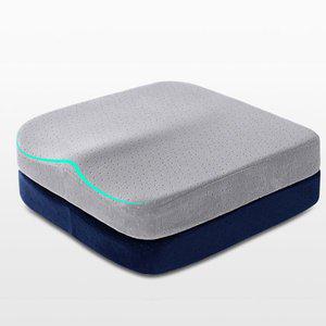 [조은슬립]두꺼운 높이 6cm 메모리폼 방석 수험생 학생 사무실 의자 사각