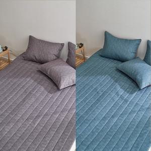 윤스홈 베이직 소프트터치 누빔 온수전기매트커버 싱글