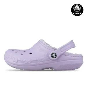 크록스 클래식 라인드 남자 여성 겨울 방한 털슬리퍼 블로퍼 203591-50P