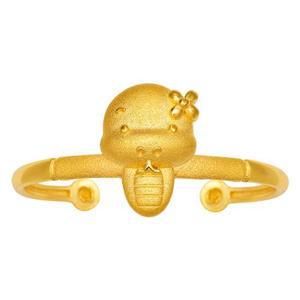 [한국금다이아몬드] 아기 순금 뱀 돌팔찌 24K 7.5g 돌잔치 100일 선물