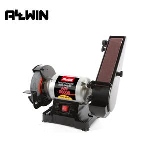 올윈 AGF-6000B 탁상그라인더-벨트샌더 목공전용 150mm 310W 1/4마력