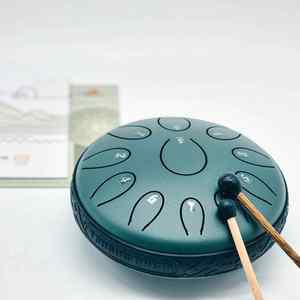 Premium 카본 스틸텅드럼 11음 6인치_카키(11키)