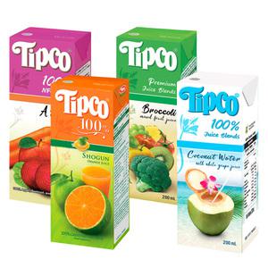 팁코주스 200ml x 24팩 (오렌지/코코넛워터/브로콜리/ABC혼합)착즙주스