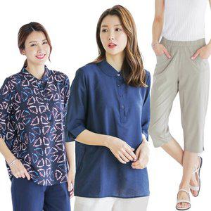 [우일인견] 인견 베스트 아이템 빅사이즈 블라우스/바지 균일가전