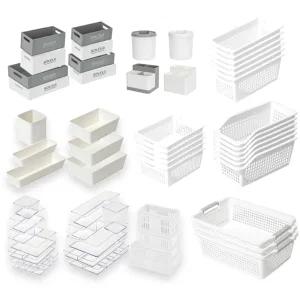 다용도바스켓 수납용품 정리함 뷰티바구니 초등학교준비물 비품정리 사무실