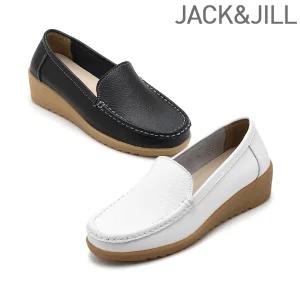 잭앤질 소가죽 웨지 슬립온(JA3112)