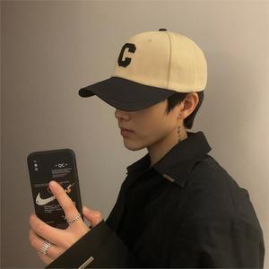 여성 예쁜 씨영문 포인트 데일리 볼캡 모자.