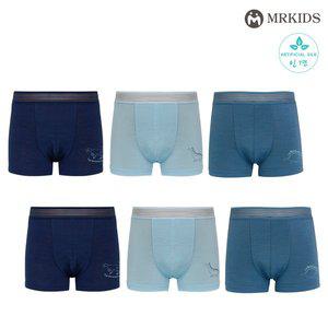 [스페클로]아동 남아 인견 드로즈팬티 6종세트(CMKD_015set)