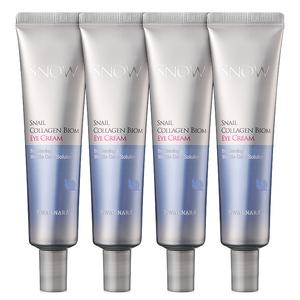 과일나라 스노우스네일 콜라겐 바이옴 아이크림 40ml X4개 / 미백+주름개선 기능성