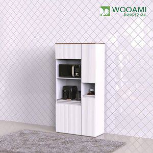 우아미가구 모노 프렌 템바보드 렌지대 전자렌지수납장 JD5053