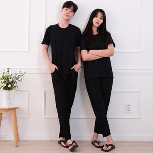 쿨링 냉장고팬츠 여름긴바지 편한츄리닝 고무줄 긴 얇은 기본 일자핏