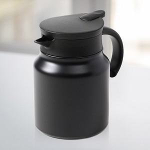 티웨어 이중진공 보온주전자 900ml   블랙  차포트