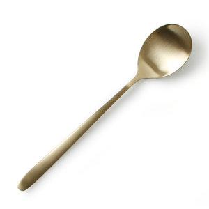 금상첨화 티타늄 숟가락 GI 스텐 무광 식당 궁중 수저