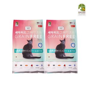 세라피드 전연령 고양이사료 그레인프리 요로건강 14kg(7KG 2팩)