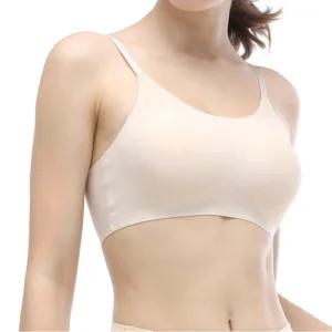 누디 끈 브라 심리스 노와이어 무봉제 브라탑 노라인 스포츠 브래지어 빅사이즈 끈조절 여성 속옷 RB02