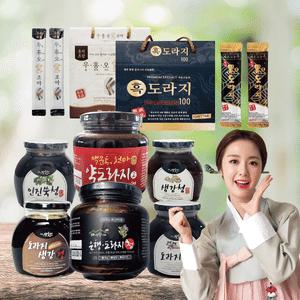 국내산 도라지청 생강청 인진쑥청 은행도라지청 약도라지고 흑도라지스틱 우홍오좋아 스틱