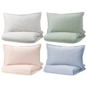 이케아 BERGPALM 베리팔름 이불커버1개 240x220cm+베개커버2개 50x80cm 침구세트 패드 시트