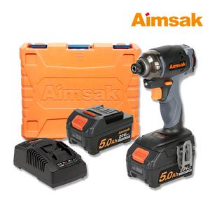 아임삭 BL18M705_20V MAX 임팩 드라이버 5.0Ahx2개