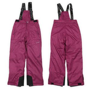 와이키 주니어 스키 보드복바지 버건디 YP-1050 WIDE 방풍 멜빵형