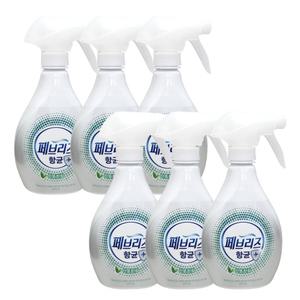 페브리즈 항균플러스 산뜻한향 섬유탈취제 370ml X 6개 / 용기형