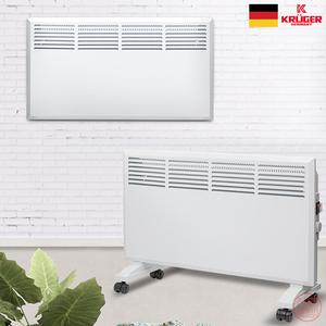 크루거 벽걸이 스탠드 겸용 전기 컨벡션 히터 KRH-CV2062 사무실 가정용 화장실 동파 난로 스토브 온풍기