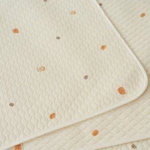 [리에또베이비]논슬립 신생아 순면 방수요 중형 아기침대 방수패드 블랑