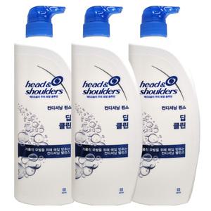 헤드앤숄더 딥 클린 린스 850ml X 3개 / 수분밸런싱