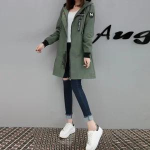 여성 사파리 야상점퍼 봄 가을 자켓 잠바 빅사이즈