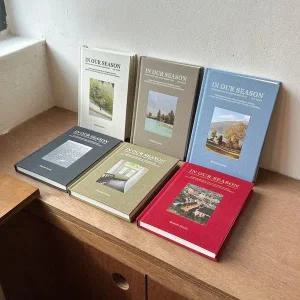 만년 양장패브릭다이어리프레젠트 다이어리 6color