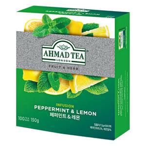 아마드티 페퍼민트 n 레몬 허브티 티백 (100개입)