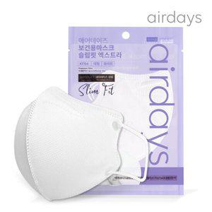 에어데이즈 슬림핏 엑스트라 KF94 마스크 100매 새부리형