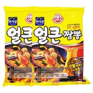 오뚜기 면사랑 얼큰 짬뽕 400g 2개