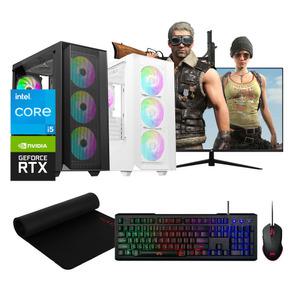 게이밍 조립 컴퓨터 데스크탑 PC SSD장착 인텔 i5-12400F 16GB 256GB RTX4060 윈10 본체 모니터 세트