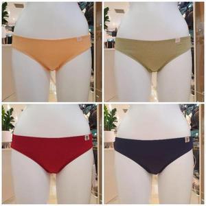 [예스] DP02 깔끔한 여성 면스판 팬티 4종세트 여자 편한 속옷 면 삼각 데일리 요 (S14032414)