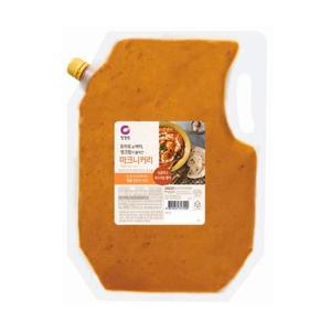 (냉장) 청정원 마크니커리 소스 2kg 1개