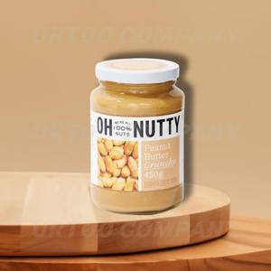 오넛티 땅꽁버터 크런치 100% 땅콩잼 대용량 450g 1개