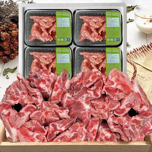 (한돈 감자탕 등뼈 4kg) 닥터안스프레쉬 무항생제 돼지 고기