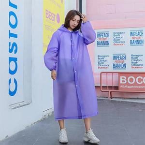 EVA 우비 초경량 레인코트 골프 오토바이 자전거 우의 다회용 비옷 남녀공용