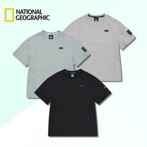 (백화점정품) 내셔널지오그래픽 키즈 반팔티 어드벤처 매너티 우븐 반팔 주니어 아동 상의