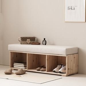 젠트 삼나무 패브릭 1200 오픈형 수납 벤치 DLA121